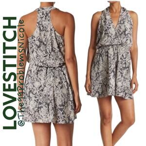 Lovestitch Racerback Dress in Snake Print